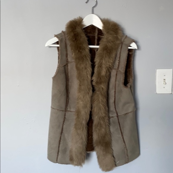 Orvis Reversable Shearling Vest - Picture 1 of 1